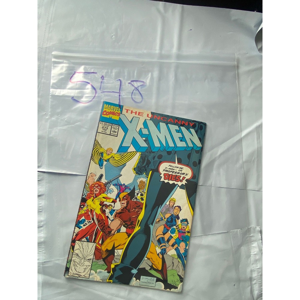 The Uncanny X-Men 273 Comic Book Marvel Comics 1991 Jim Lee
